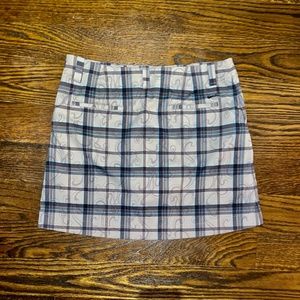 Nike Golf Dri-Fit Golf Skirt (Skort) in Grey Plaid